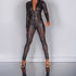 HEED NYC Women's Signature Black Tulle Jumpsuit